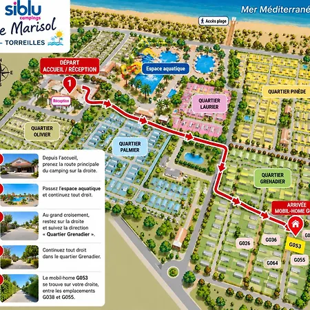 Mobil-home 6 Personnes 5 Etoiles Le Marisol A Campingplatz *